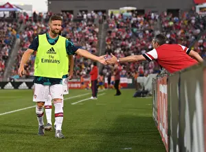 Colorado Rapids V Arsenal 2019-20 Prints: Arsenal's Mustafi Greets Fans in Colorado: Arsenal FC vs Colorado Rapids Pre-Season Friendly (2019)