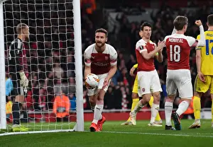 Arsenal V BATE Borisov 2018-19 Prints: Arsenal's Mustafi Scores in Europa League Victory over BATE Borisov
