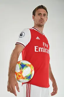 Arsenal Photocall 2019-20 Prints: Arsenal's Nacho Monreal at 2019-20 Season Kick-Off Training