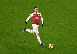 Arsenal V Cardiff City 2018-19 Prints: Arsenal's Nacho Monreal in Action against Cardiff City (2018-19)