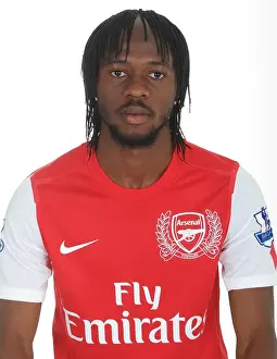 Arsenal's New Signing Gervinho Unveiled at Emirates Stadium, 2011