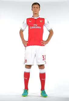 Arsenal's New Signing Krystian Bielik at 2016-17 First Team Photocall