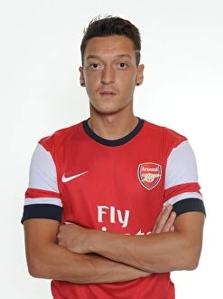 Images Dated 4th September 2013: Arsenal's New Signing Mesut Ozil at Munich Photo Shoot