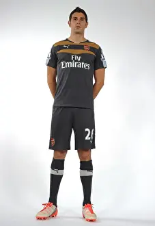 Arsenal 1st Team Photocall 2015-16 Prints: Arsenal's Newcomer Emiliano Martinez at 2015-16 First Team Photocall
