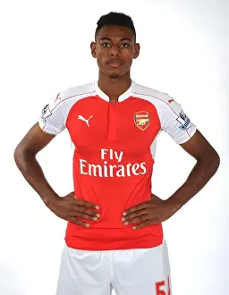 Arsenal 1st Team Photocall 2015-16 Prints: Arsenal's Newest First Team Member: Jeff Reine-Adelaide