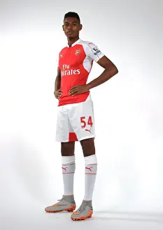 Arsenal 1st Team Photocall 2015-16 Prints: Arsenal's Newest First Team Member: Jeff Reine-Adelaide