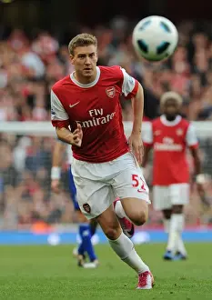 Arsenal V Birmingham City 2010-11 Prints: Arsenal's Nicklas Bendtner Scores in 2:1 Victory over Birmingham City