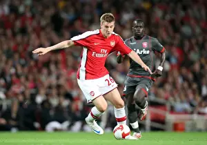 Arsenal V FC Twente 2008-09 Prints: Arsenal's Nicklas Bendtner Scores in 4-0 UEFA Champions League Victory over FC Twente