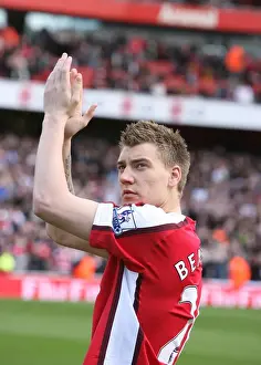Arsenal V Blackburn Rovers 2008-9 Prints: Arsenal's Nicklas Bendtner Scores in 4-0 Win over Blackburn Rovers