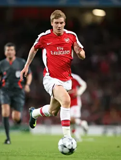Arsenal V FC Porto 2008-09 Prints: Arsenal's Nicklas Bendtner Scores Brace in 4-0 UEFA Champions League Victory over FC Porto at Emirates Stadium