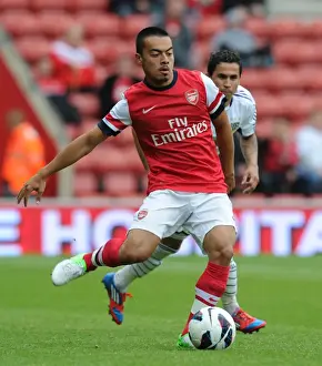 Arsenal's Nico Yennaris in Action against Anderlecht in 2012-13 Pre-Season
