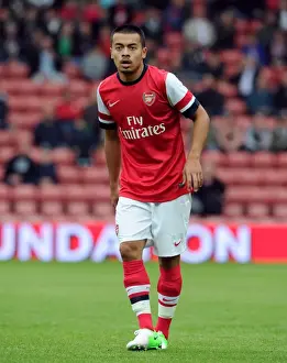 Arsenal's Nico Yennaris in Action against Anderlecht in 2012 Pre-Season Friendly