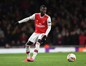 Arsenal's Nicolas Pepe in Action: Arsenal FC vs Olympiacos, Europa League 2020