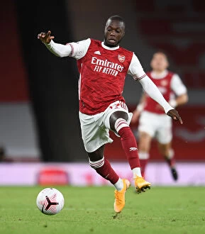 Images Dated 19th September 2020: Arsenal's Nicolas Pepe in Action: Arsenal vs. West Ham United, Premier League 2020-21