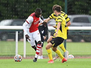 Arsenal's Nicolas Pepe in Action: Arsenal vs. Watford Pre-Season Clash, 2021-22