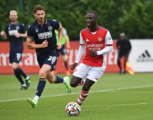 Arsenal's Nicolas Pepe in Action: Arsenal vs Millwall (2021-22 Pre-Season)