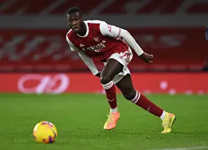 Arsenal V Southampton 2020-21 Prints: Arsenal's Nicolas Pepe in Action: Arsenal vs Southampton (Premier League 2020-21)