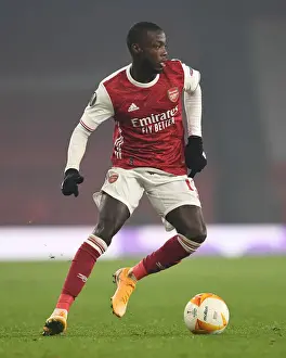 Arsenal's Nicolas Pepe in Action: Europa League 2020-21 - Arsenal vs Molde FK
