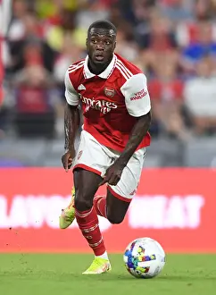 Arsenal V Everton - Pre Season 2022-23 Prints: Arsenal's Nicolas Pepe in Action against Everton during Pre-Season Friendly (2022-23)