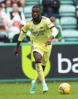 Arsenal's Nicolas Pepe in Action: Hibernian Friendly, Edinburgh 2021