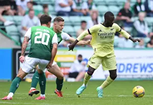 Arsenal's Nicolas Pepe in Action: Hibernian vs Arsenal Pre-Season Friendly, Scotland, 2021