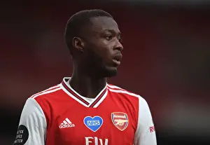 Arsenal's Nicolas Pepe in Action against Norwich City - Premier League 2019-2020