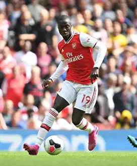 Arsenal's Nicolas Pepe in Action: Premier League Battle against Burnley, 2019-20