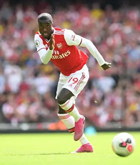 Arsenal's Nicolas Pepe in Action: Premier League Clash against Burnley, 2019-20