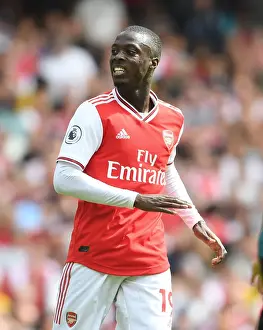 Arsenal's Nicolas Pepe in Action: Premier League Clash against Burnley, 2019-20