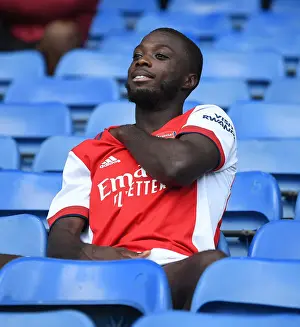 Arsenal's Nicolas Pepe in Action against Rangers in Glasgow Pre-Season Friendly (2021-22)
