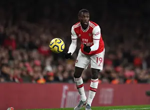 Arsenal's Nicolas Pepe in Action against Southampton in the Premier League