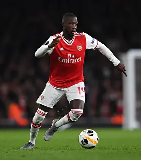 Arsenal's Nicolas Pepe in Action against Vitoria Guimaraes in UEFA Europa League