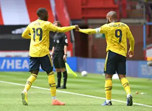 Arsenal's Nicolas Pepe and Alexandre Lacazette Celebrate Goal in FA Cup Quarterfinal vs Sheffield United