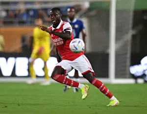 Arsenal V Chelsea - Florida Cup 2022-23 Prints: Arsenal's Nicolas Pepe Faces Off Against Chelsea in the Florida Cup 2022-23 Pre-Season Clash