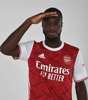 Arsenal's Nicolas Pepe in Focus at 2020-21 Training Session