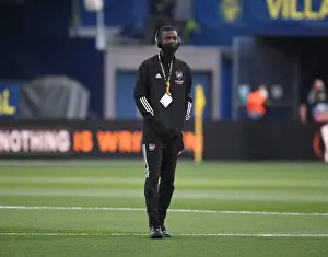 Villarreal V Arsenal 2020-21 Prints: Arsenal's Nicolas Pepe Gears Up for UEFA Europa League Semi-Final Against Villarreal in Empty Estadio de la