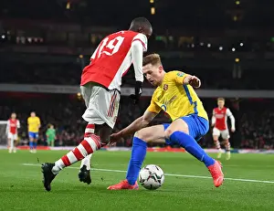 Arsenal's Nicolas Pepe Nutmegs Sunderland's Tom Flanagan in Carabao Cup Quarterfinal