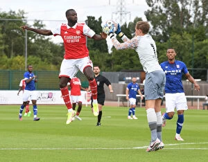 Arsenal v Ipswich Town - Pre Season 2022-23 Collection: Arsenal's Nicolas Pepe in Pre-Season Action Against Ipswich Town