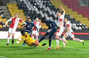 Arsenal's Nicolas Pepe Scores in Empty Eden Arena: Slavia Prague vs Arsenal, UEFA Europa League Quarterfinal Leg Two