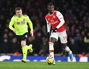 Arsenal V Sheffield United 2019-20 Prints: Arsenal's Nicolas Pepe Shines in Premier League Clash Against Sheffield United