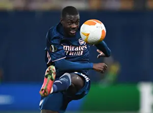 Villarreal V Arsenal 2020-21 Prints: Arsenal's Nicolas Pepe in UEFA Europa League Semi-Final Action against Villarreal in Spain (2020-21)