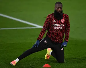 Arsenal's Nicolas Pepe Warming Up Ahead of Leeds United Clash - Premier League 2020-21