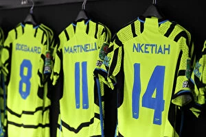 Images Dated 1st November 2023: Arsenal's Nketiah-Laden Dressing Room: West Ham Cup Showdown
