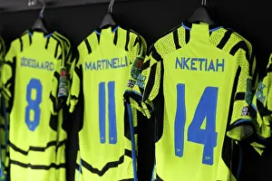 West Ham United V Arsenal - Carabao Cup 2023-24 Prints: Arsenal's Nketiah-Laden Dressing Room: West Ham Cup Showdown