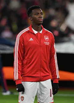 Arsenal V FC Zurich 2022-23 Prints: Arsenal's Nketiah Prepares for Arsenal FC vs
