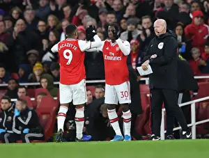 Arsenal's Nketiah Replaces Lacazette Against Sheffield United (Premier League, January 2020)