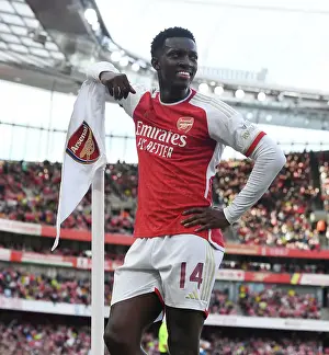 Arsenal V AS Monaco 2023-24 Prints: Arsenal's Nketiah Scores Thriller in Arsenal FC vs AS Monaco Emirates Cup Clash (2023-24)