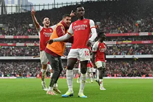 Arsenal's Nketiah Scores the Winning Goal Against Fulham (2023-24)