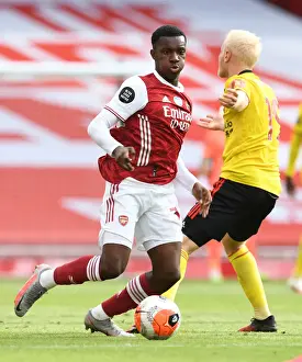 Arsenal's Nketiah vs. Hughes: Intense Face-Off in Arsenal vs. Watford Clash