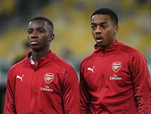 FC Vorskla Poltava V Arsenal 2018-19 Prints: Arsenal's Nketiah and Willock Ready for Europa League Battle against Vorskla Poltava